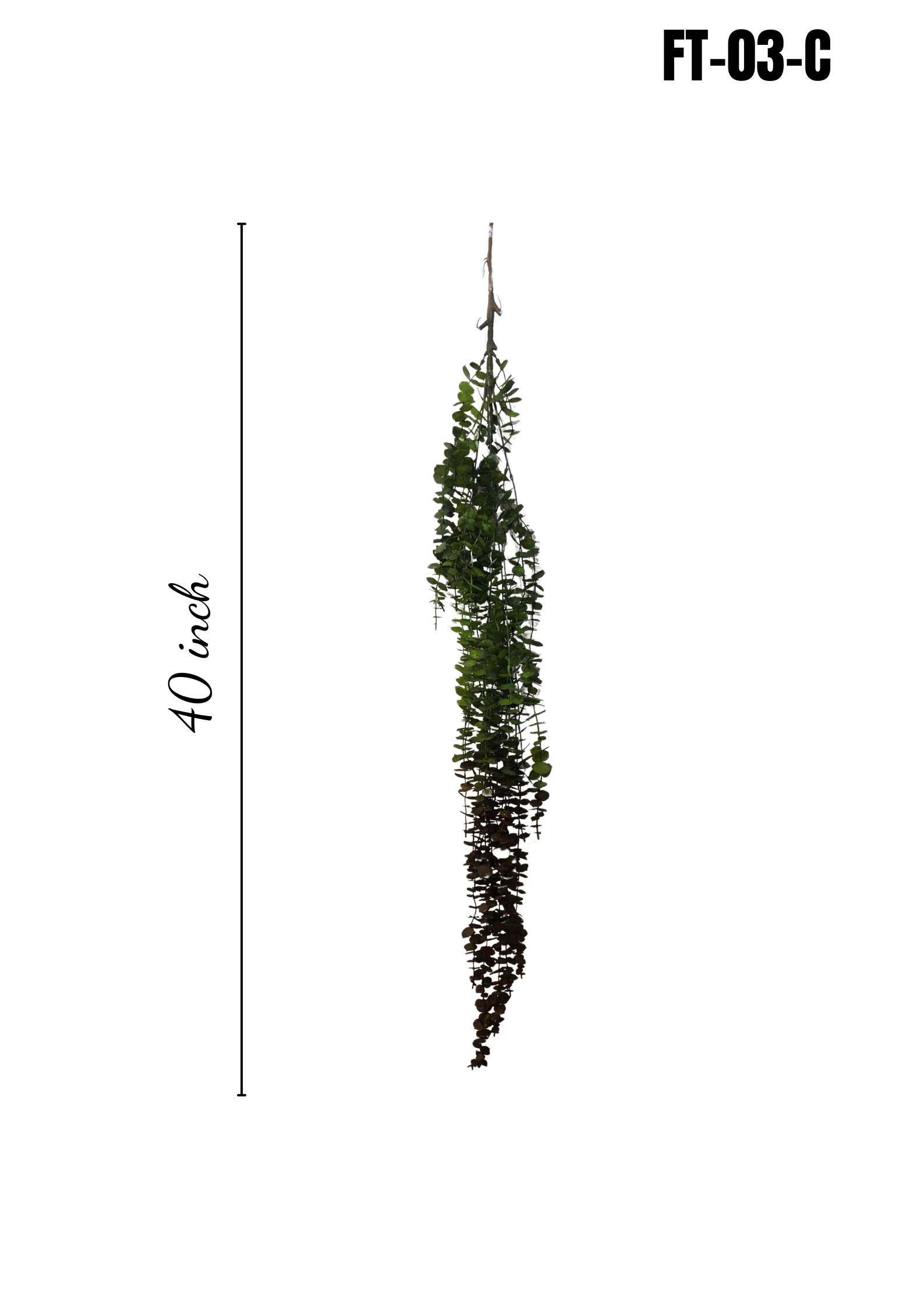 Artificial Hanging Eucalyptus FT-03-C 40 inch