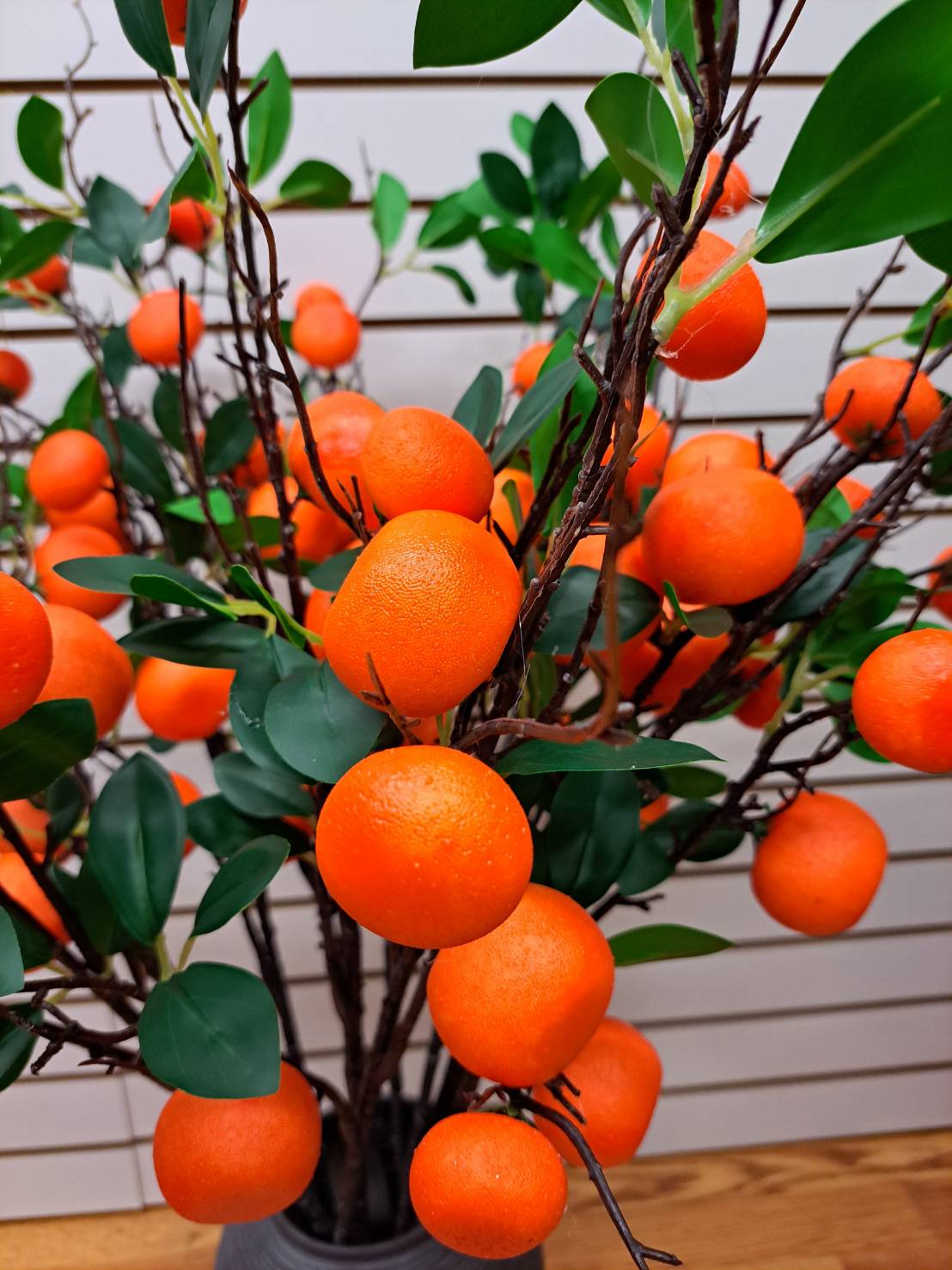 Faux Orange Tangerine Branch – Lifelike Citrus Stem