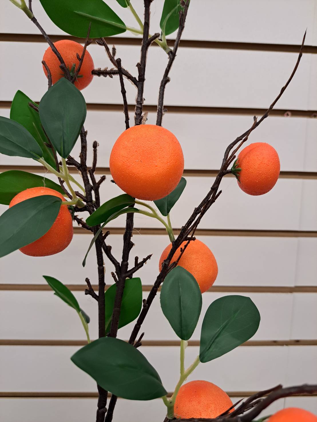 Faux Orange Tangerine Branch – Lifelike Citrus Stem