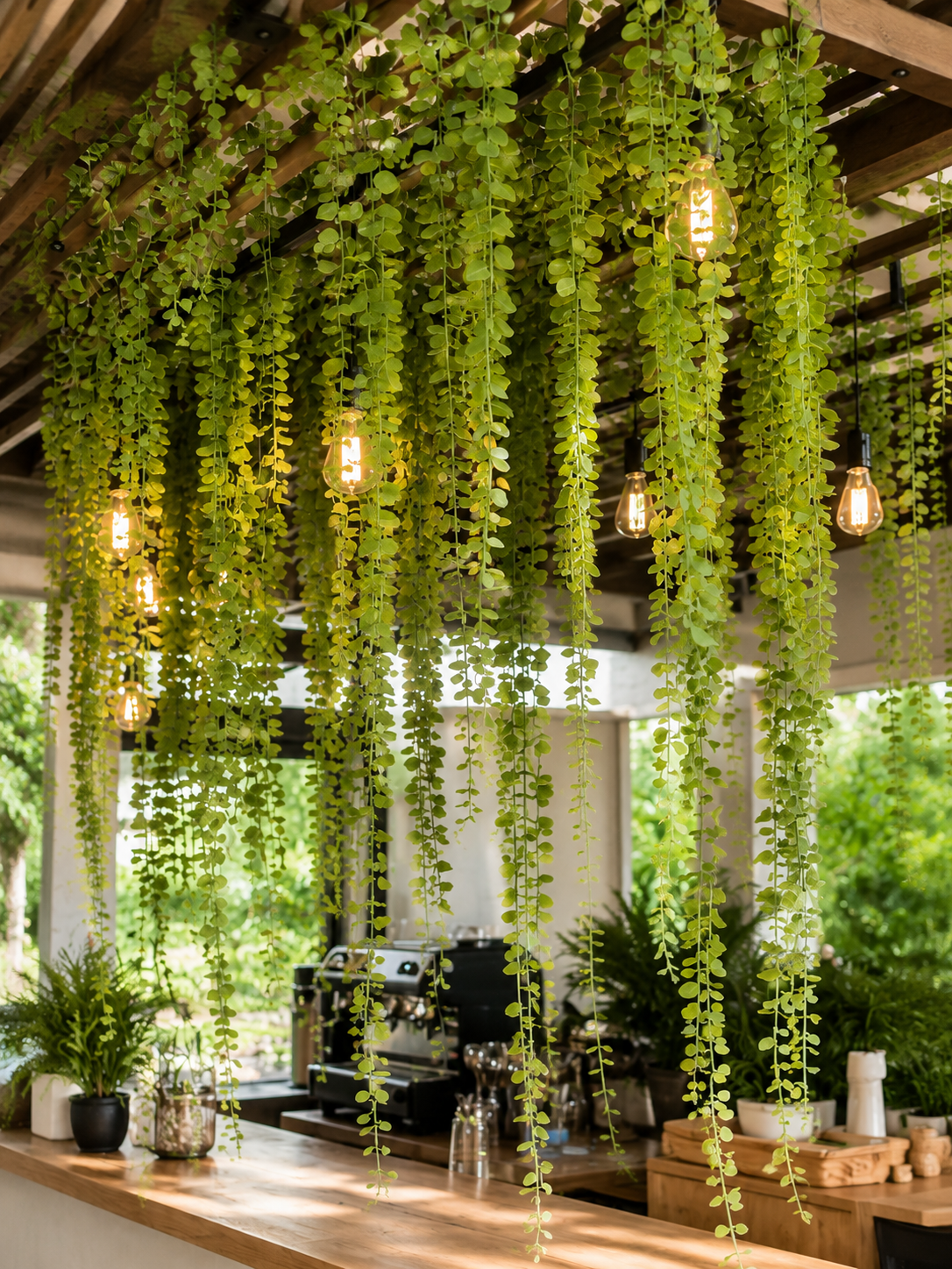 Artificial Hanging Eucalyptus 40 inch FT-03-A - size and dimensions (FT-03-A)