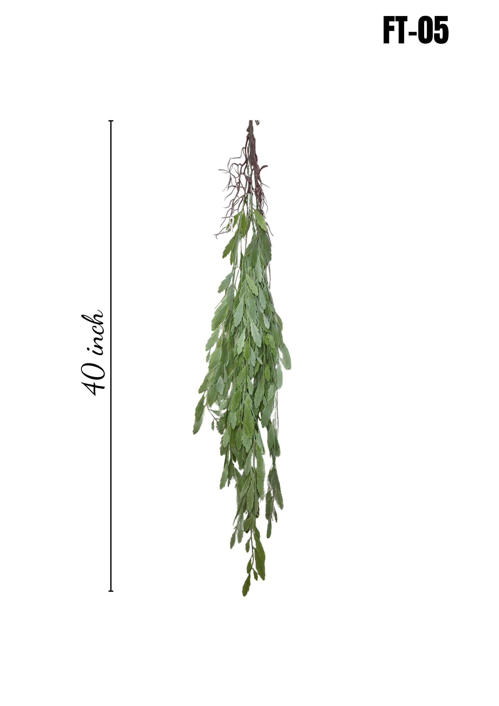 Artificial Hanging Fern 40 inch FT-05