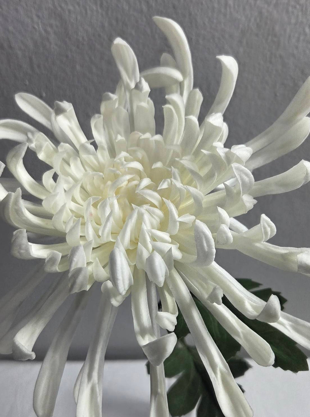 Lifelike 32" White Chrysanthemum Stem - Premium Artificial Flower for Elegant Home Decor