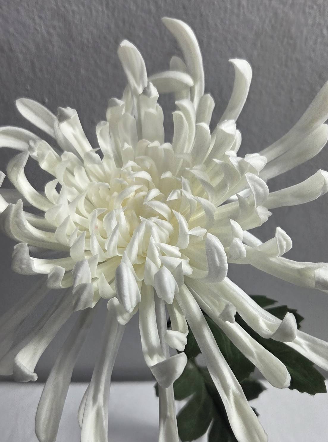 Lifelike 32" White Chrysanthemum Stem - Premium Artificial Flower for Elegant Home Decor