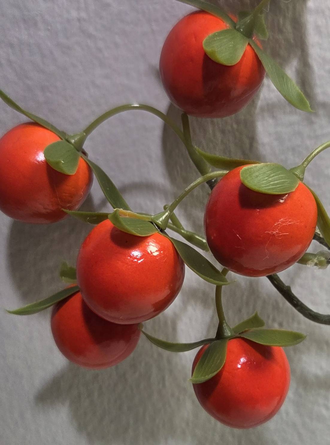 Faux Cranberry Berry Branch – Lifelike Red Stem