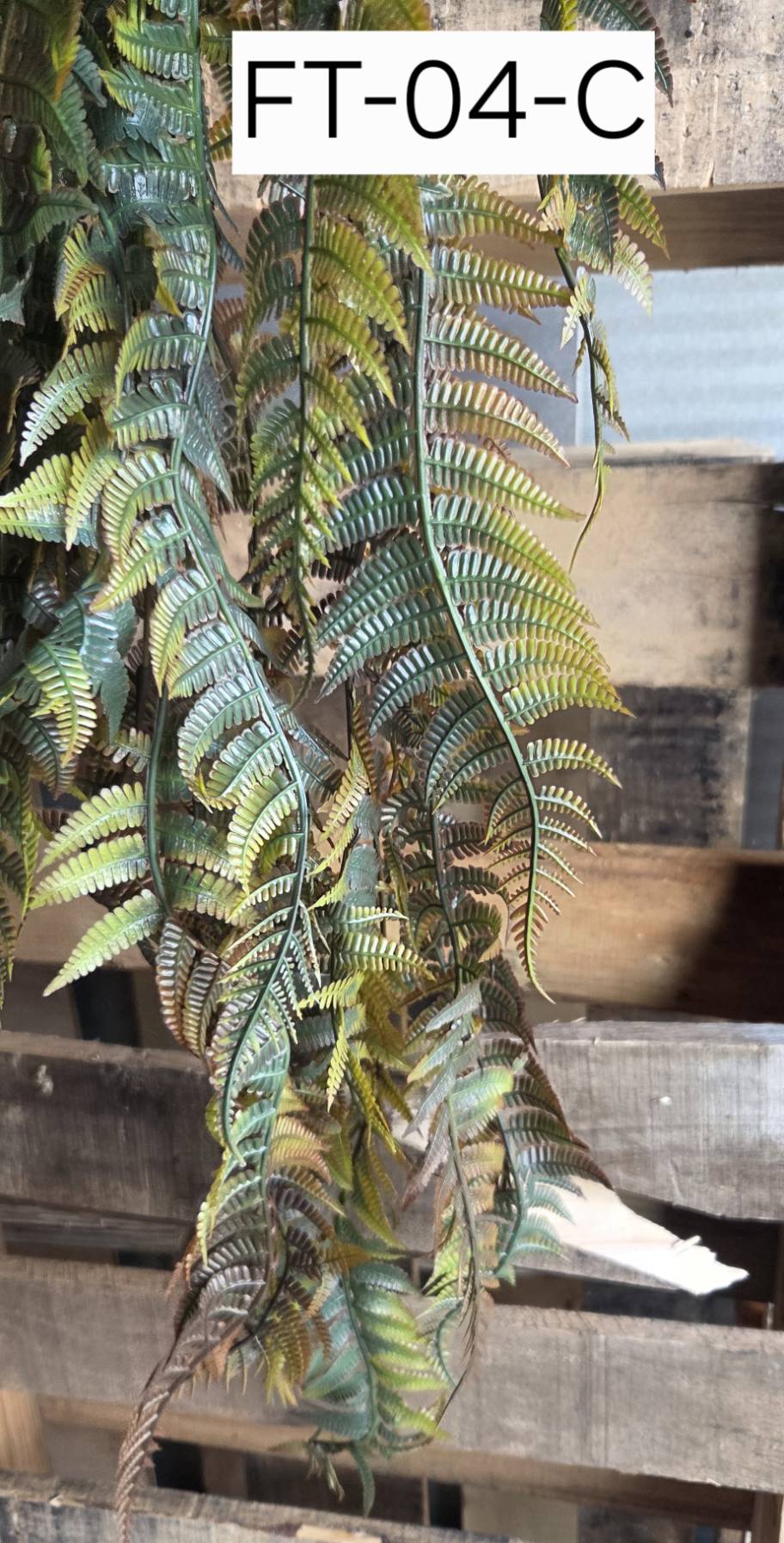 Artificial Hanging Fern 40 inch FT-04-C