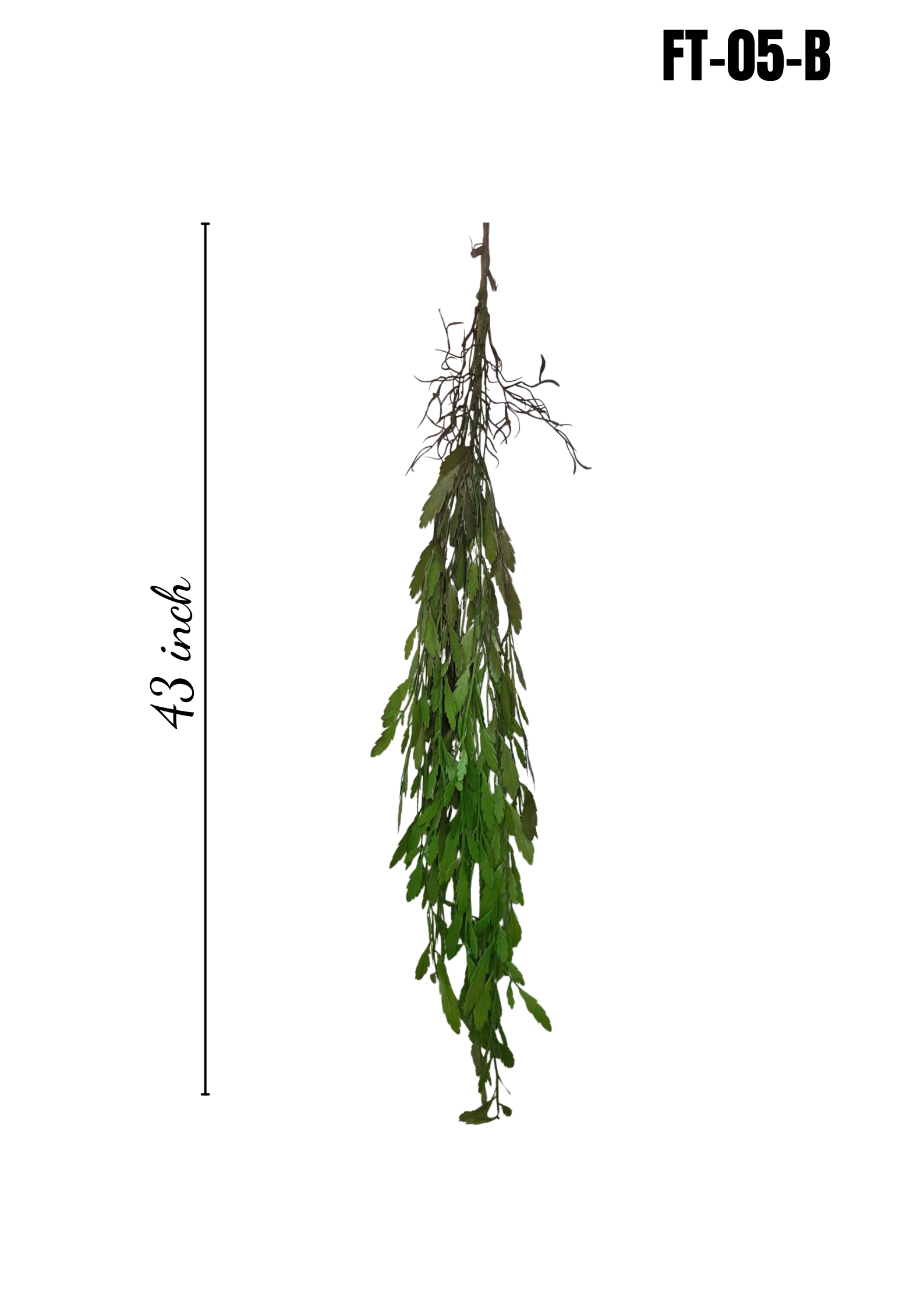 Artificial Hanging Fern 40 inch FT-05-B